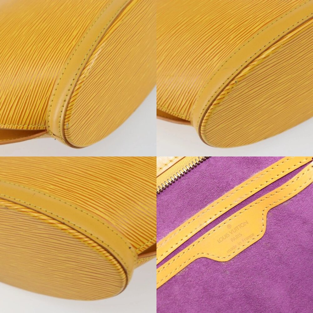 LOUIS VUITTON Epi Saint Jacques Hand Bag Yellow M52279 LV Auth bs29292 - Picture 15 of 16